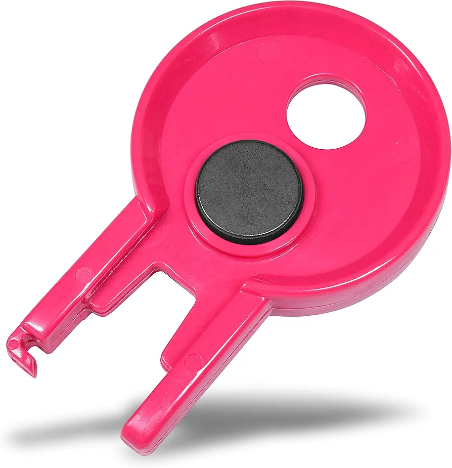 Seki Japan Multifunction Bottle Cap Opener, Plastic Body Jar Opener, Serrated Steel Parts Remove Stubborn Lids Kitchen Gripper with Pull Top Can Opener for Elderly, Women, Children
