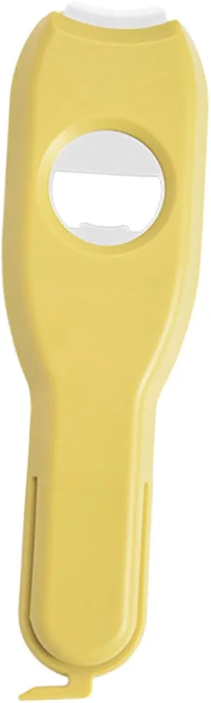 Luxshiny Can Opener Things for Traveling Japanese Accessories Soda Bottles Openers Wine Supply Can Accessories Multi-function Lid Opener Multi Function Bottle Opener Yellow Stainless Steel