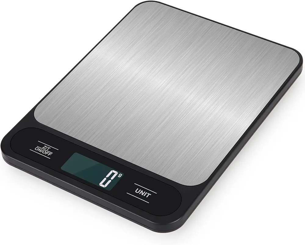 Food Kitchen Scale, 5kg 11lb Digital Grams and Ounces for Weight Loss