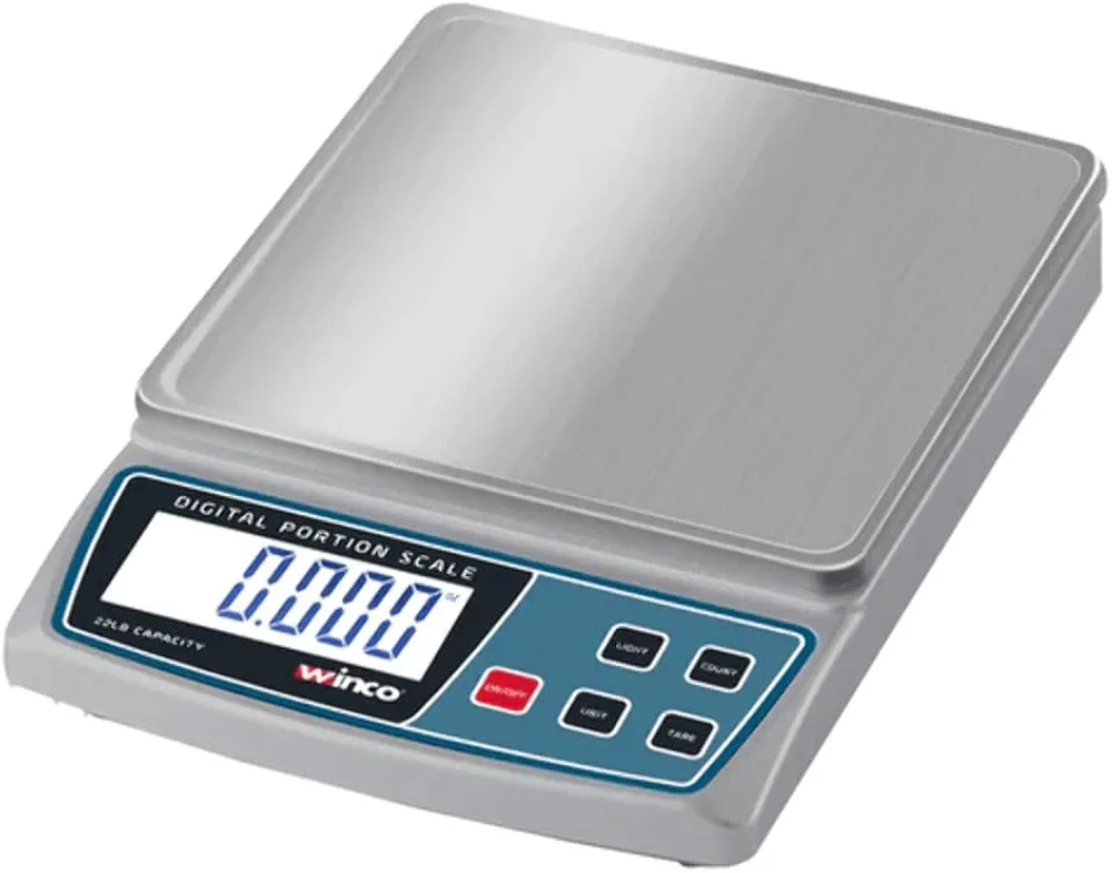 Winco SCAL-D22 Digital 22 Pound Portion Control Scale