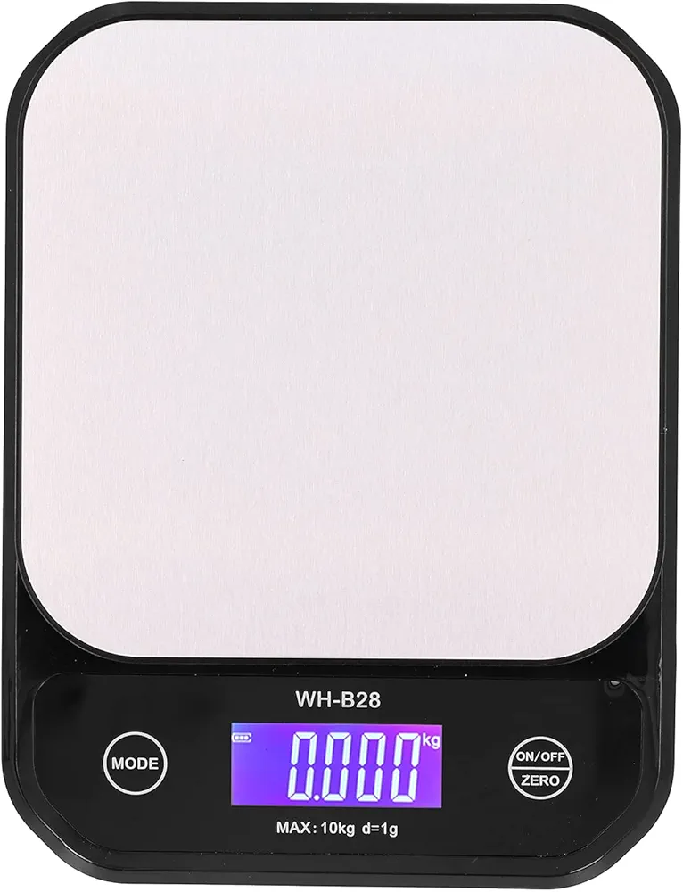 Electric Food Scale Waterproof USB Charging Kitchen Baking Balance Suitable for Home (10kg/1g)