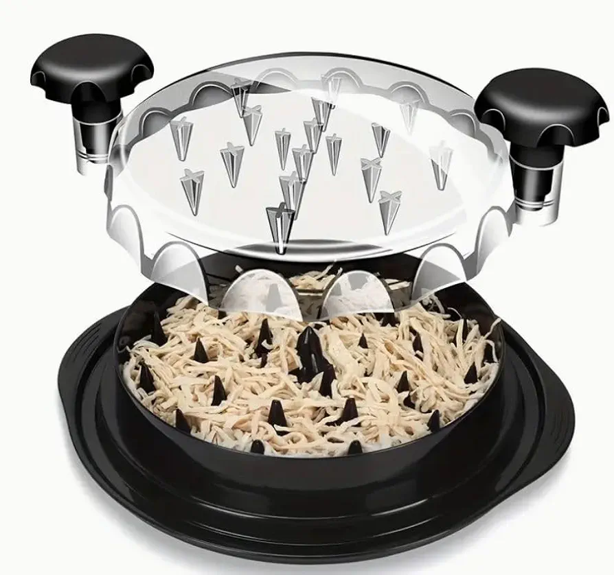 SEDLAV Chicken Shredder with Transparent Lid - Professional Meat Shredder for Breast, Visible Meat Shredder Suitable for Pork Beef Chicken