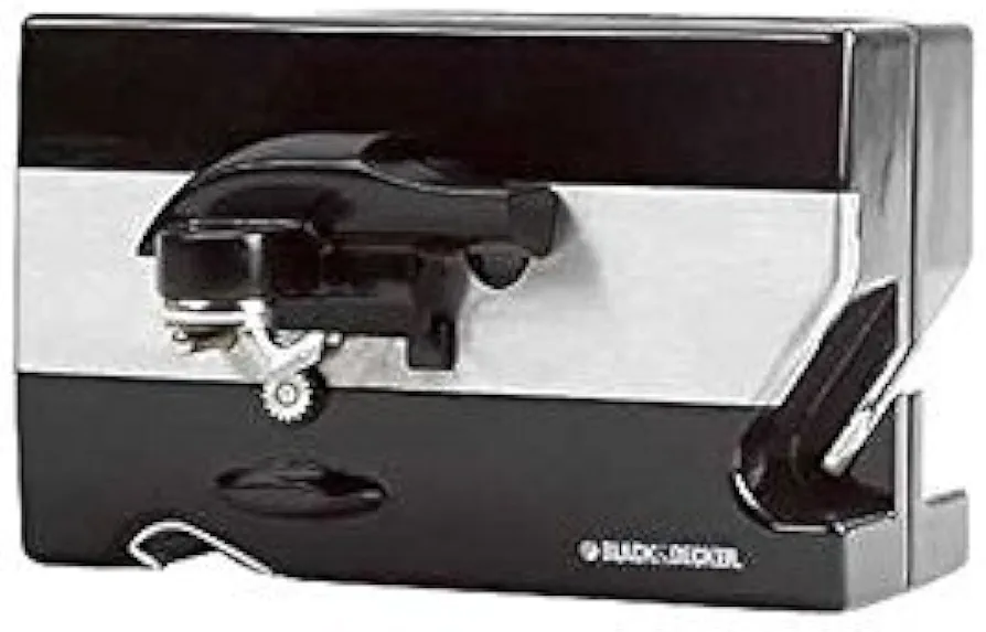 Black & Decker CO85BM Spacemaker Can Opener, Black/Brushed Metal