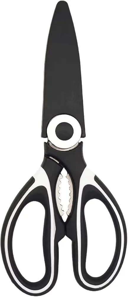 Kitchen Shears, Kitchen Scissors Heavy Duty Stainless Steel Food Shears for Meat, Chicken, Fish, Vegetables, Kitchen Tool– Bottle Opener