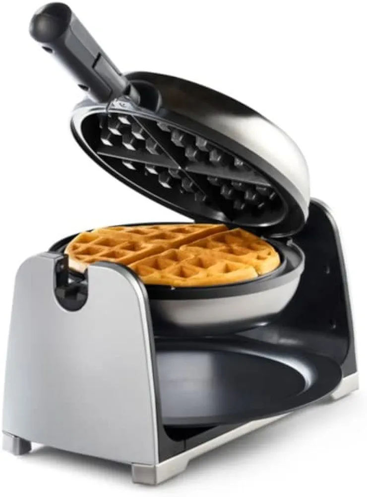 Oster DiamondForce Nonstick Flip Waffle Maker - Silver
