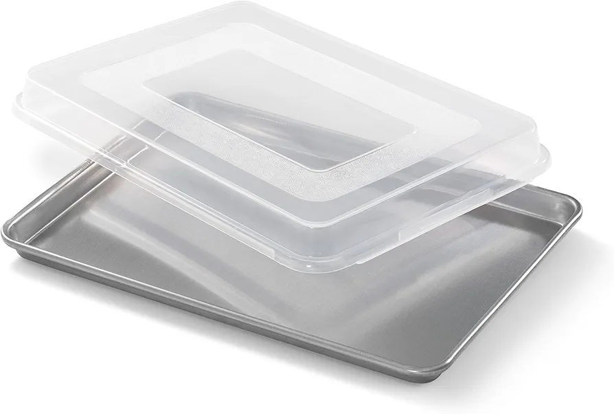 Artisan Professional Classic Aluminum Baking Sheet Pan Set with 18 x 13-inch Half Sheet and Cover