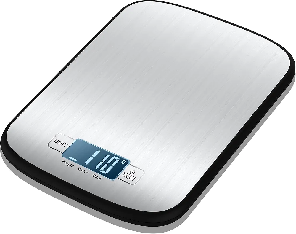 G.CATACC Digital Kitchen Scale for Food, Food Scale Digital Weight Grams and Ounces for Baking, Cooking, and Meal Prep- with LCD Display and Tare Function, Batteries Included