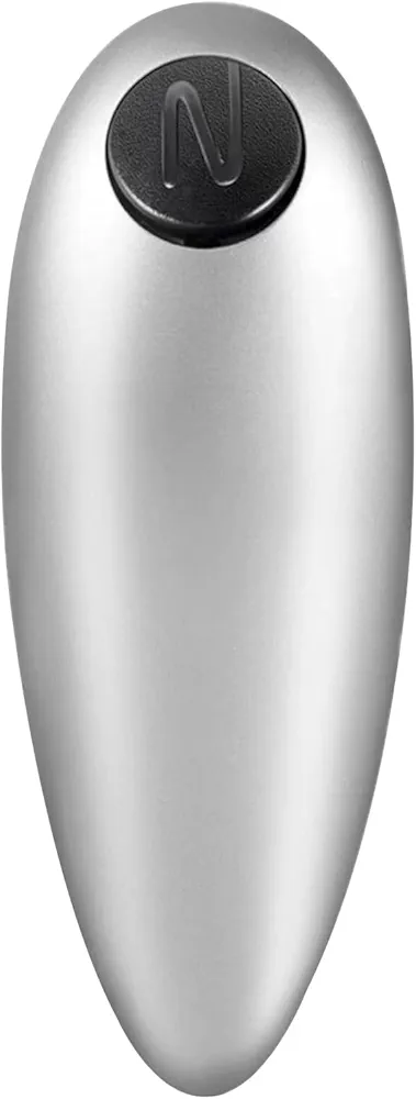 Electric Can Opener, Open Your Cans with A Simple Press of Button - Automatic, Hands Free, Smooth Edge,Can Opener Electric for Home Kitchens and Seniors,Battery Operated (Silvery)