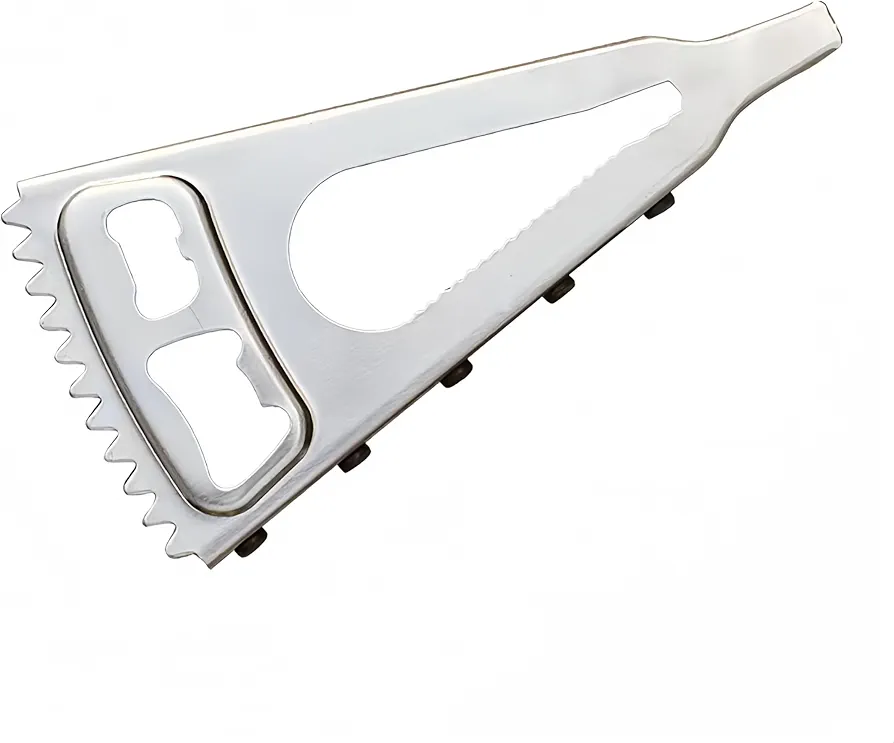 Easy can opener Handy multi-function can opener, a must in the kitchen, open with a twist, large-scale, Silver