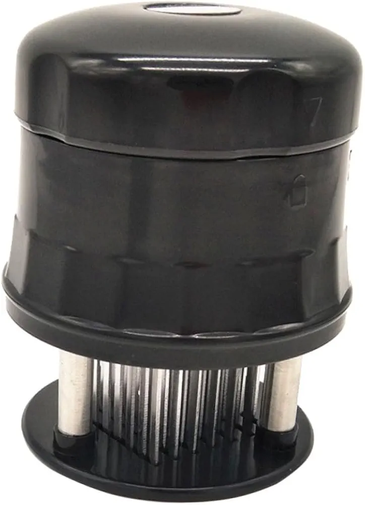 SHOWERORO Meat Tenderizer Kitchen Utensil Meat Tenderizing Black