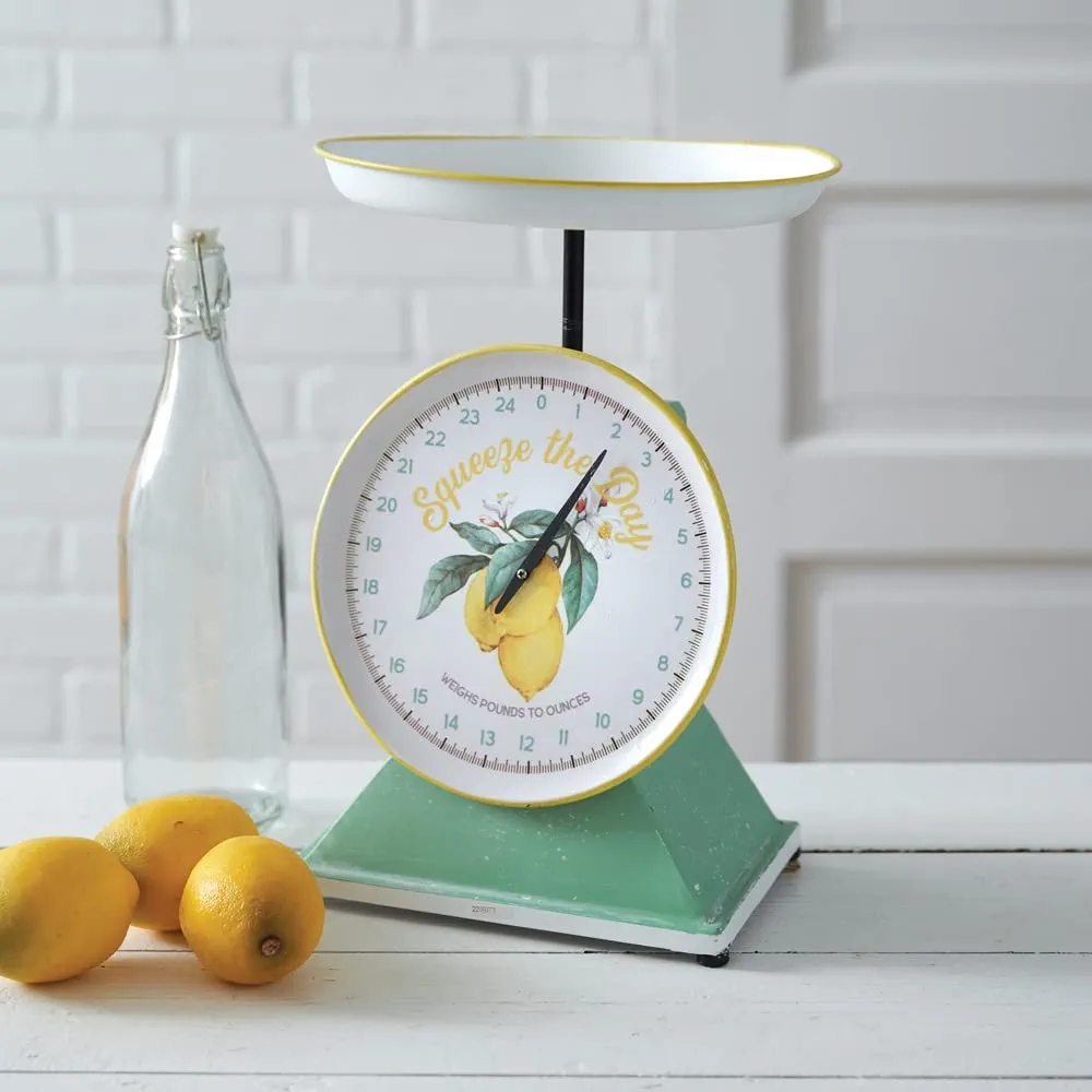 CTW Home Collection Decorative Lemon Scale, 14.75-inch Height, Kitchen Accessories, Home Decor, Food Display