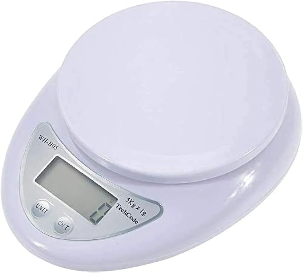 5kg/1g Digital LCD Electronic Kitchen Scales Diet Food Compact (Scale Only)