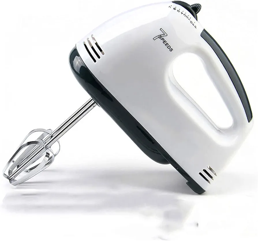 Kaychan Hand Mixer Electric Lightweight Handheld Whisk 7-Speed Handheld for Kitchen Baking Egg Whisks Electric Whisk for Whipping Cream,Dough,Cakes,Bread Maker