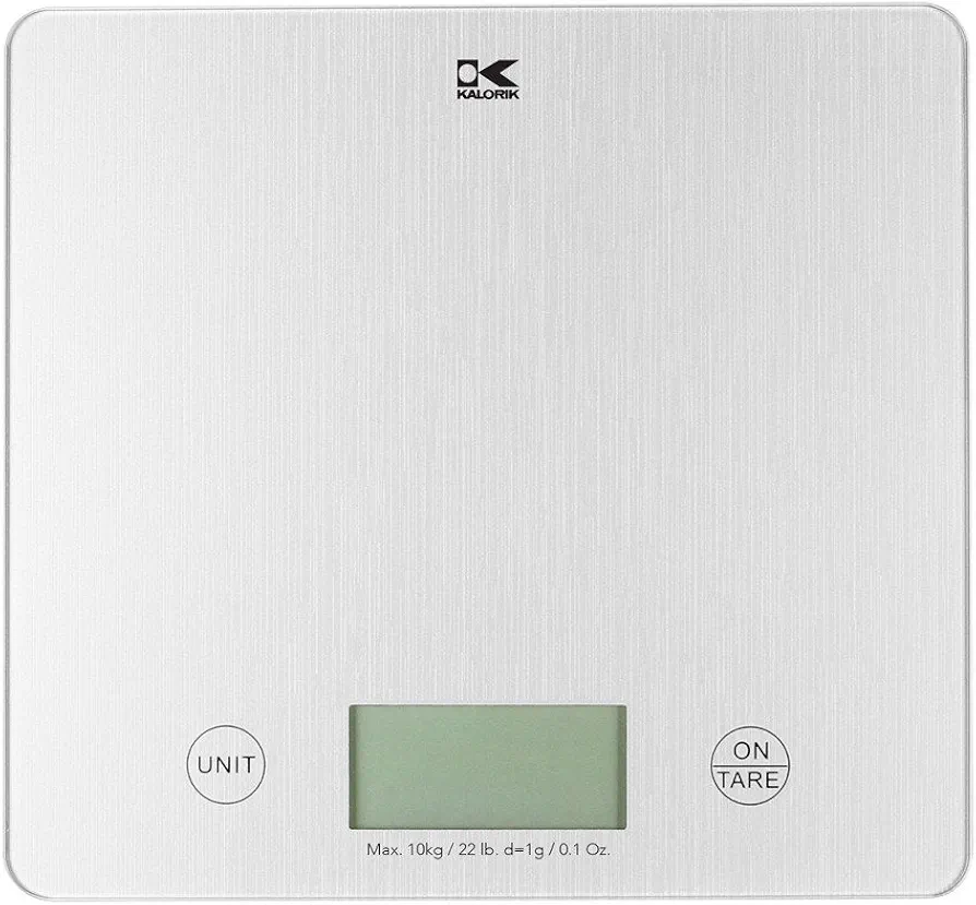 Kalorik XL Silver Digital Kitchen Scale