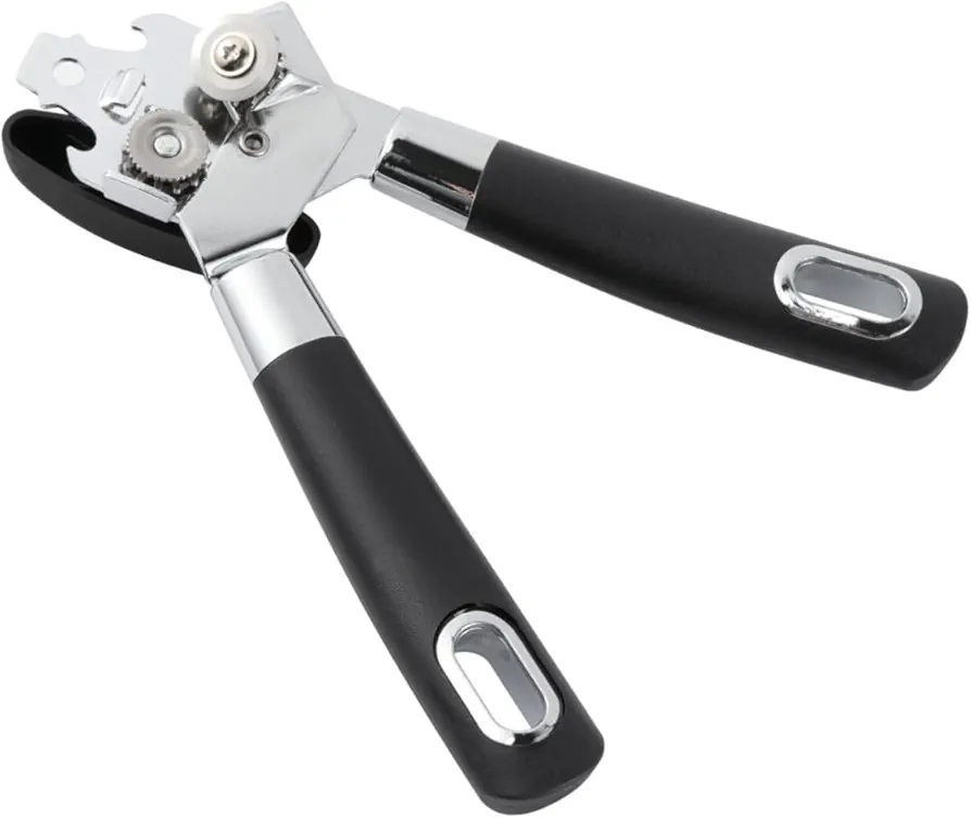 Bottle Opener Bar Can Opener Jar Opener Canopener Wine Openers Handle Bottle Multi-functional Can Opener Kitchen Accessories Manual Can Opener Multifunction Canner Black