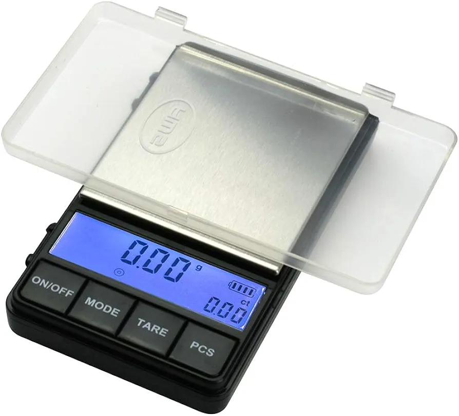 American Weigh Scales AC Pro Digital Pocket Weight Scale 220g x 0.01g, Home or Office Scale (Black), ACP-220