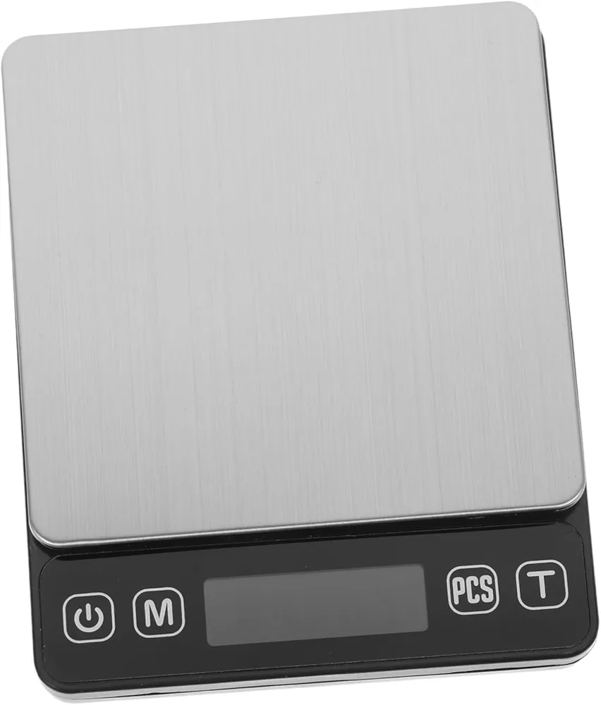 Garneck Electronic Pocket Scale Electronic Scale Kitchen Digital Scale High Multi-Functional Balance Digital Kitchen Scales Digital Scale for Body Weight Stainless Steel Accessories Food