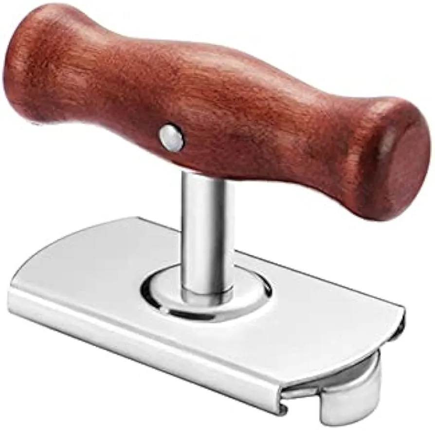 can opener Adjustable Multi-function Bottle Cap Opener Steel Lids Off Jar Opener Labor-saving Opener For Kitchen Gadget manual can opener (Color : Brown) (Brown)