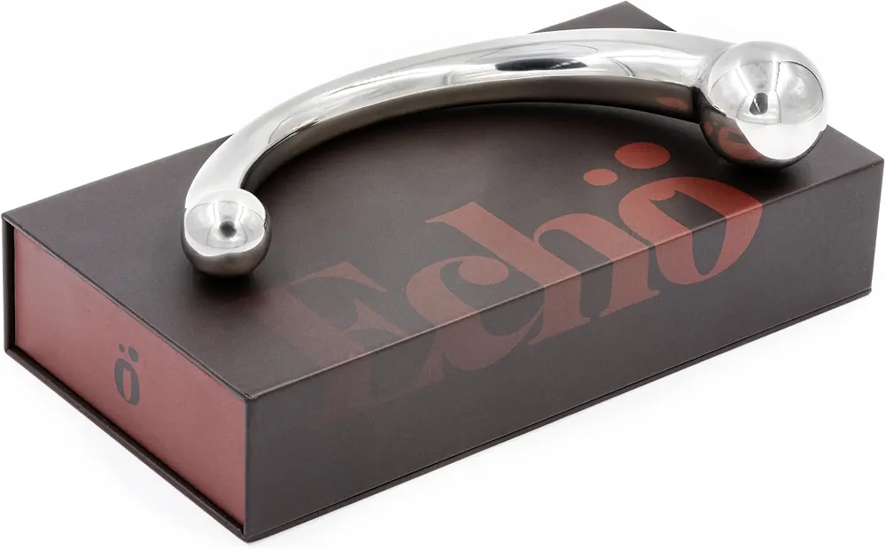 Echo Wand – Prostate Massager & Sex Toy for Men & Women, Dual Ends 1”/1.5”, 304 Medical Grade Stainless Steel, Adult Sex Toys, Anal Toy, G-Spot Dildo, Anal Plug.