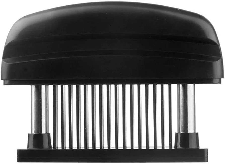 Meat Hammer Meat Tenderizer With 48 Stainless Steel Ultra Sharp Needle Blades, Kitchen Cooking Tool Best For Tenderizing, BBQ （Black） Meat Tenderizer Tool(Black)