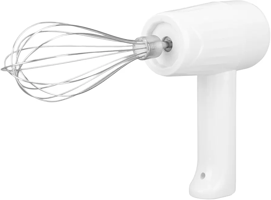 ASHATA Hand Mixer Electric, 3 Speed Whisk Beaters, Portable Whisk Milk Foam Maker with Chopper, Handheld Mixer for Baking Cakes, Eggs, Cream Food Mixers, Butter
