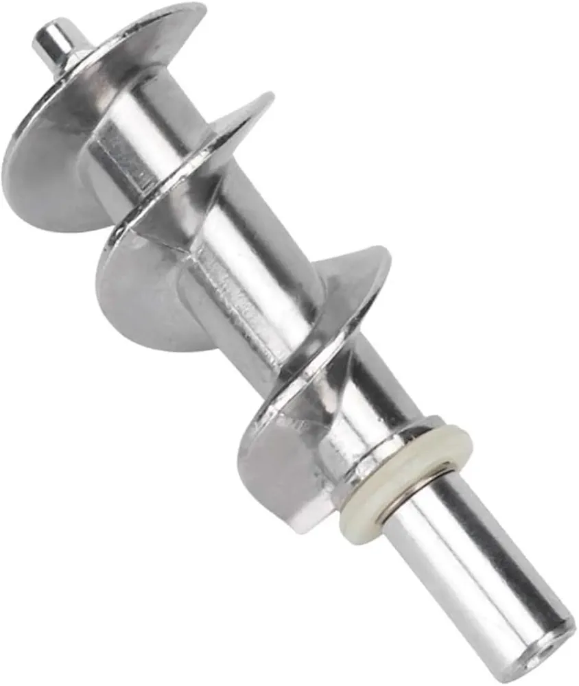 VOSAREA Kitchen Supplies Silver Meat Grinder Accessory Meat Grinder Supply Stainless Steel Metal Meat Mincer Screw