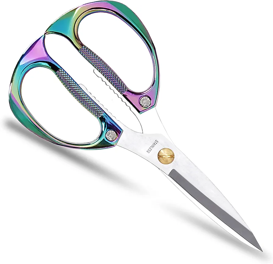 Heavy Duty Kitchen Scissors, 7.5inches Stainless Steel Multi-Function Kitchen Shears with Zinc Alloy Handle, Kitchen Tools for Chichen, Meat, Herbs, Vegetable, BBQ