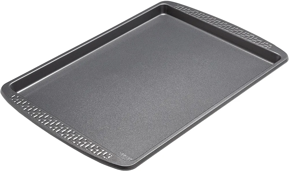 Chicago Metallic Everyday Non-Stick Large Baking Cookie Sheet. Perfect for Making Cookies, one-pan Meals, Roasted Vegetables, and More Gray Measures 18L x 13W Inches