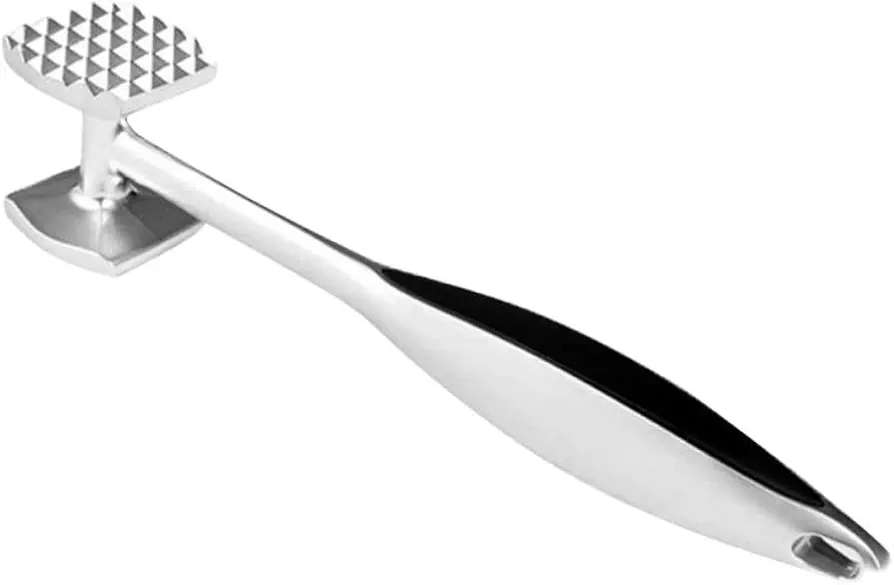 MAGICLULU Meat Hammer Meat Mallet Meat Knocking Hammer Meat Knocking Tool Meat Knock Tool Meat Tenderizer Mallet Kitchen Supply Pork Knocking Hammer Kitchen Tool Double Sided Beef Hammer
