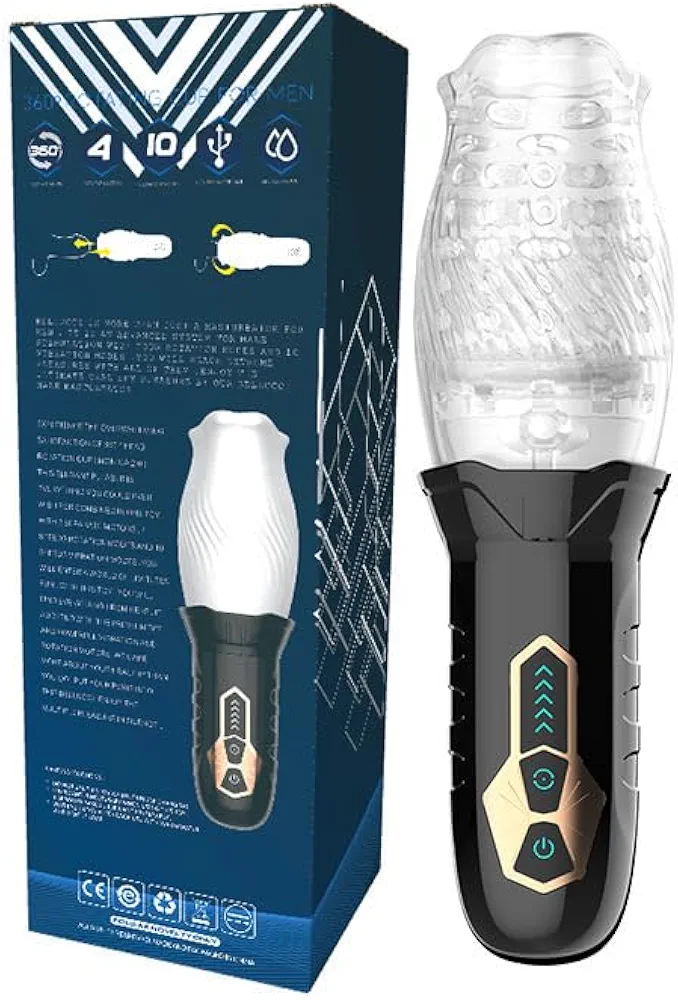 Gawk Gawk 3000 - Automatic Male Masturbator Heat Men's Masturburators Sucking Men Masturbator Machine Thrusting Machine Devices Suction Adult Toy Auto Bj Machine Pocket Puzzy Masturbator Electric