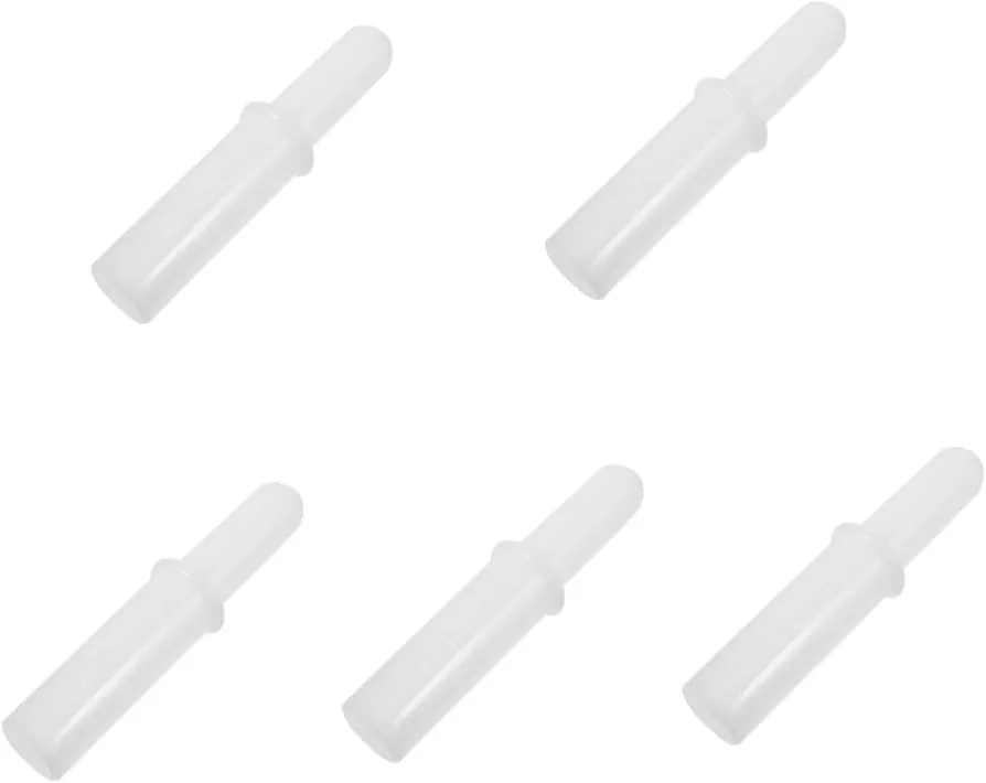 5pcs Tamper Stick Meat Tamper Meat Attachment Sausage Maker Pusher Meat Stick Meat Replacement Tamper Meat Tenderizer Meat Replacement Tool Meat Replaceable Rods White Plastic