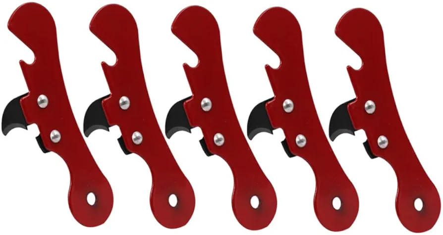PRETYZOOM 5pcs Parrot Can Opener Multi-function Lid Opener Convenient Can Opener Sturdy Can Opener Camping Jar Opener Professional Jar Openers Electric Can Opener Camping Can Opener Plastic