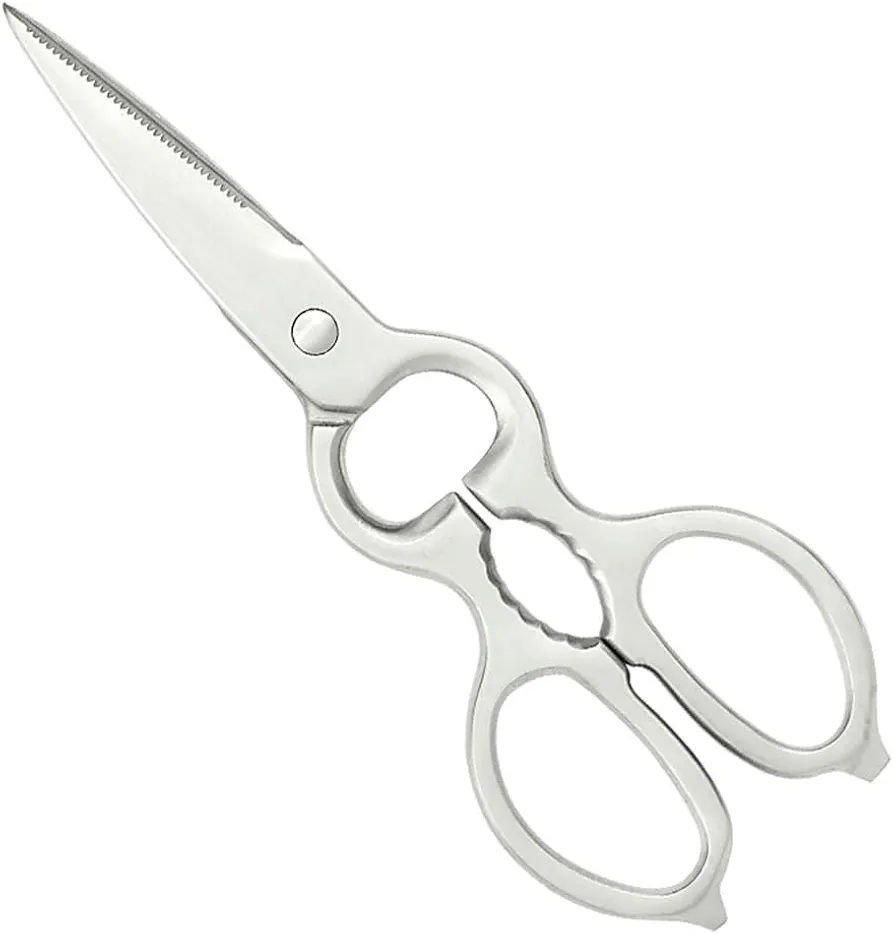 Heavy Duty Kitchen Scissors, Forged Shears Come Apart Ultra Sharp Micro Multi-function Stainless Steel Scissors Bottle Opener, Cooking Scissors for Meat, Dishwasher Safe