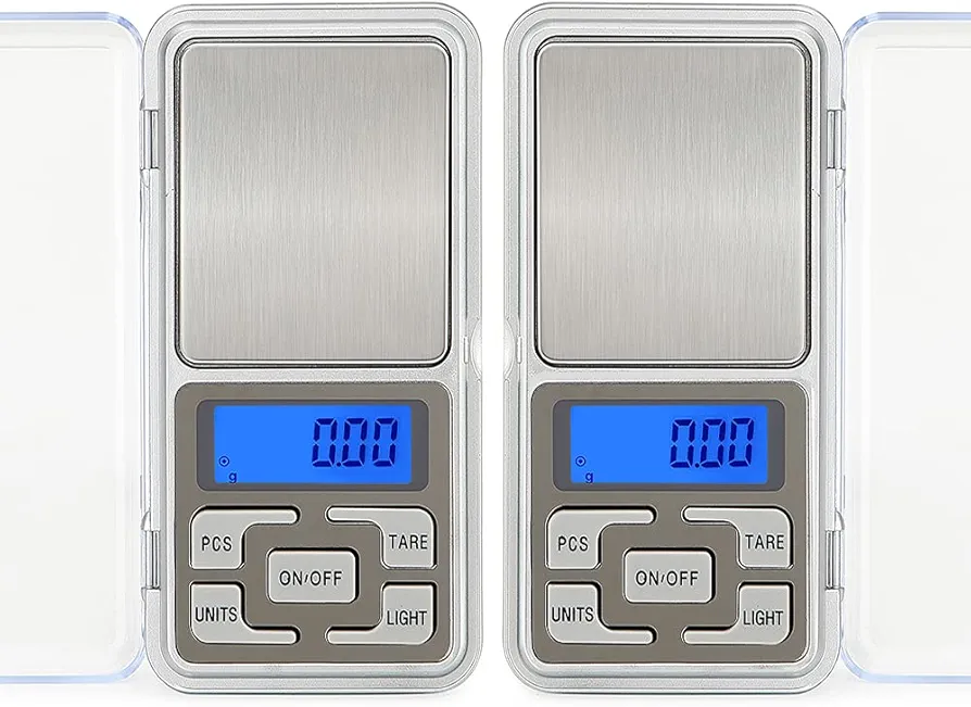 Digital Pocket Scale, 500g Capacity High Precision Balance of 0.01g, Mini Electronic Grams Reloading Weight Scale, Food Scale, Jewelry Gem Scale, Kitchen Scale