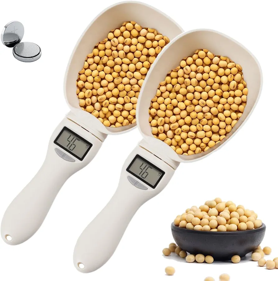 Digital Measuring Spoon, 2025 New Food Measuring Scoop Scale, Weighing Spoon Scale 800g / 0.1g High Precision with LCD Screen (2)