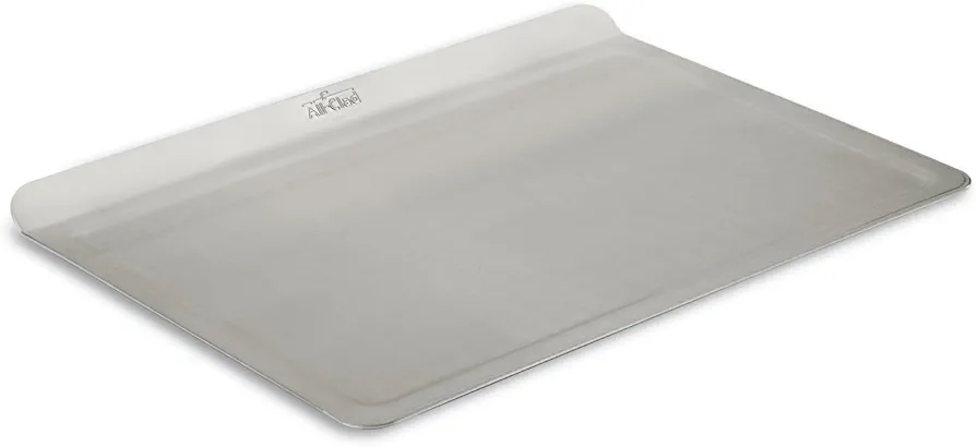 All-Clad D3 3-Ply Stainless Steel Baking Sheet 10x14 Inch Induction Oven Broiler Safe 600F Half Sheet, Cookie Sheet, Muffin Pan, Cooling & Baking Rack, Round Cake Pan, Loaf Pan, Baking Pan Silver