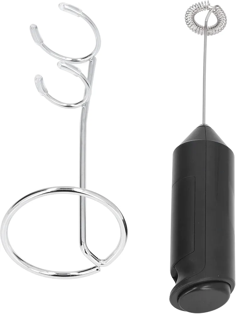 14000RPM Handheld Mixers, Electric Stirrer Powerful Motor Stainless Steel Battery Power Supply Widely Used Mini Hand Mixer