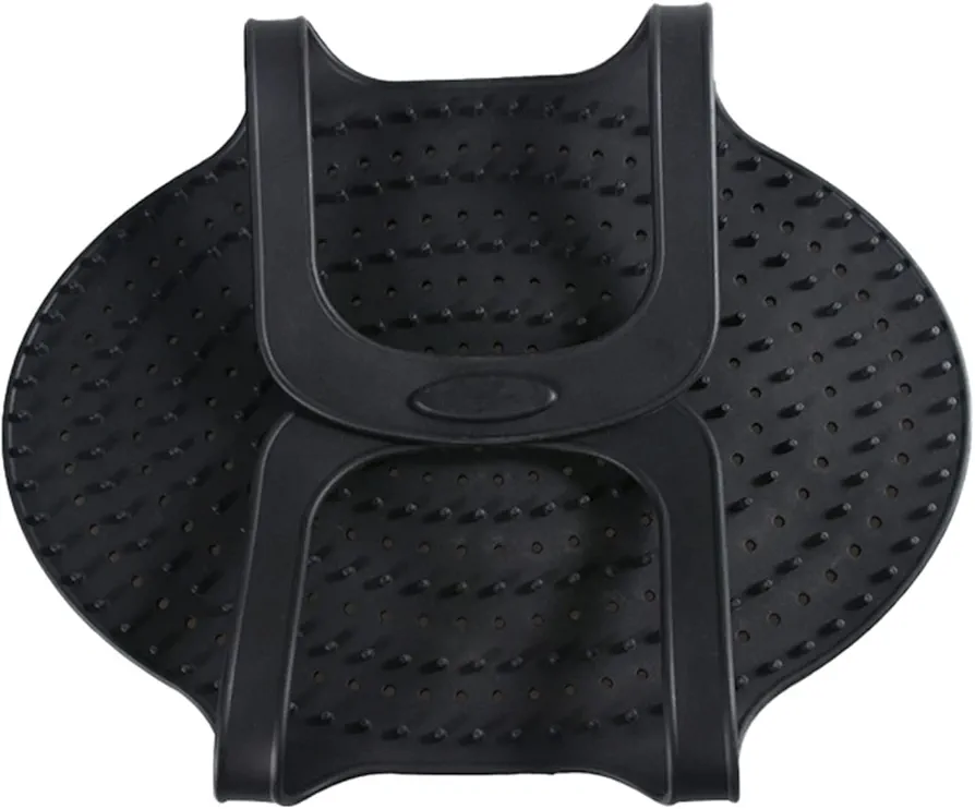 Thanksgiving Silicone Roast and Turkey Lifter, Reusable Heat Resistant Non Stick Chicken Turkey Meat Lifter Mat Kitchen Tool Black