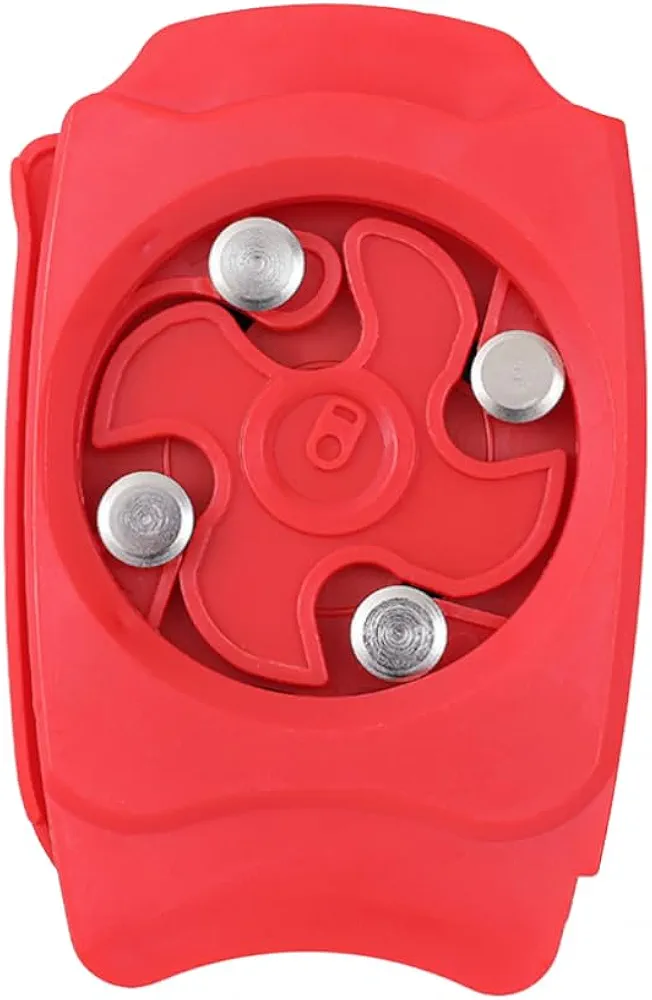 Red ABS Stainless Steel Can Opener Wine and Beverage Opener Can Opener Can Multifunction Bottle Opener