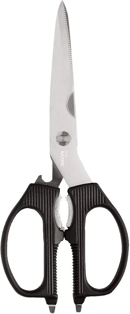 Kai PRO Multi-Purpose Shears, Stainless Steel Cooking Scissors, Blades Separate for Easy Cleaning, Comfortable, Non-Slip Handle, Heavy Duty Kitchen Shears
