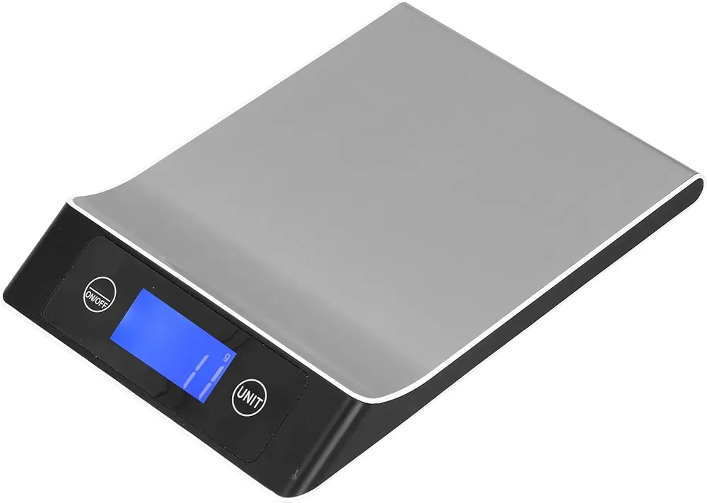 Kitchen Scale,High Accuracy Digital Display Scale with 5000g Range, Stainless Steel Small Food Scale with LCD Screen,Digital Ounces and Grams,for Cooking Baking Weight Loss Dieting