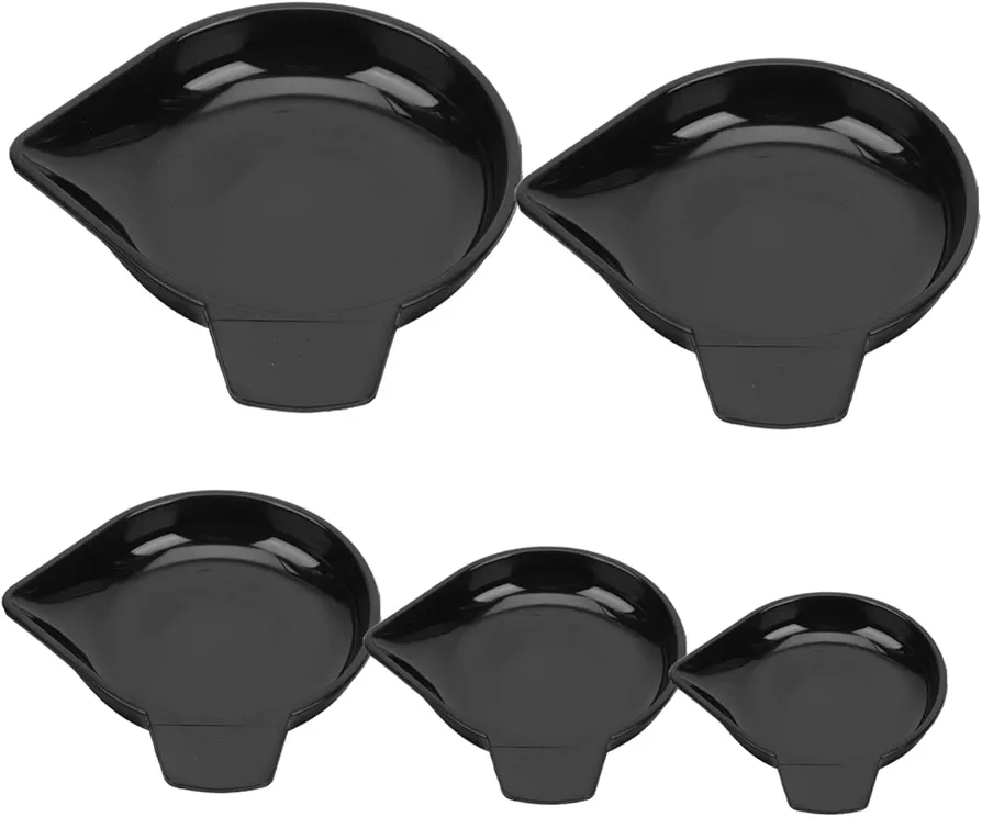 GANAZONO 5Pcs Diamond Weighing pan Plastic Weighing Dish miligram Scale pan Powder Scale for Reloading Digital Scale Dish Reloading Scale weigh Boats Food Scale pan Balance Laboratory Scale
