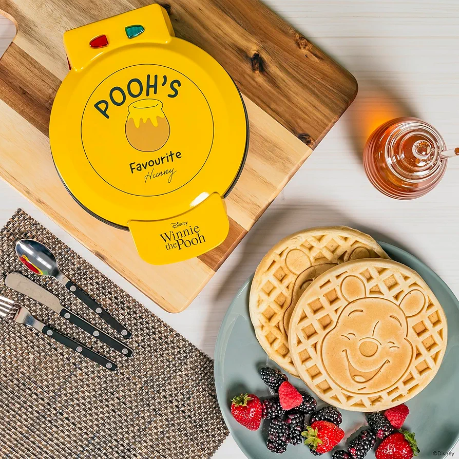 Uncanny Brands Disney Winnie the Pooh Waffle Maker - Your Favorite Honey Bear on Your Waffles
