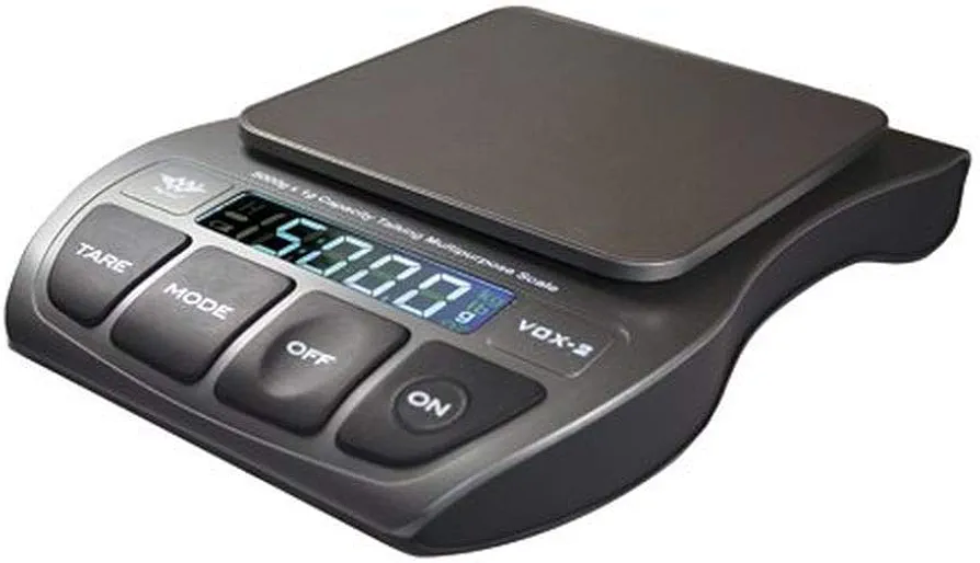 My Weigh SCMVOXEVOL 5000g by 1g Talking Kitchen Scale, Silver