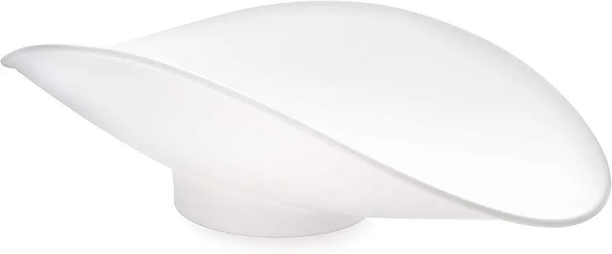 Penn Scale USA-Made Plastic Footed Bakers Scale Scoop for Weighing (11" x 21" x 6") - White Footed Plastic Scoop Made With Food Safe Plastic