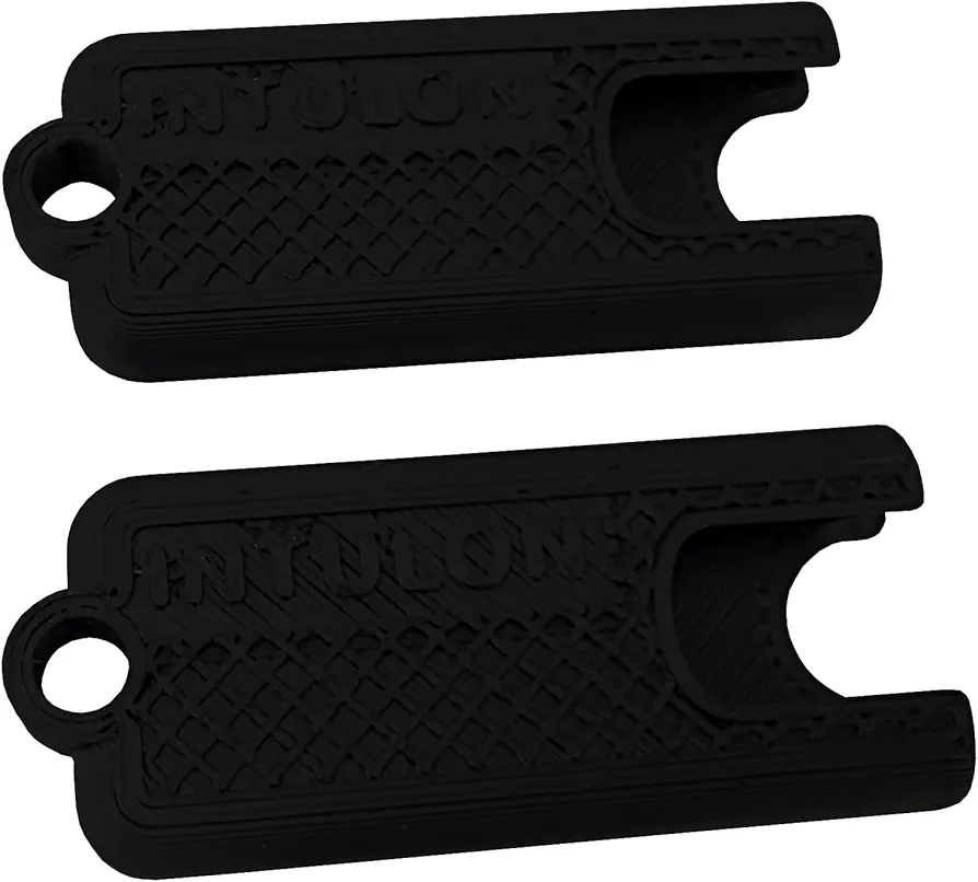 Intulon Compact Soda Can Opener and Beer Can Opener, Can Tab Lifter, Fits in Pocket (Black, Mini (2 Pack))