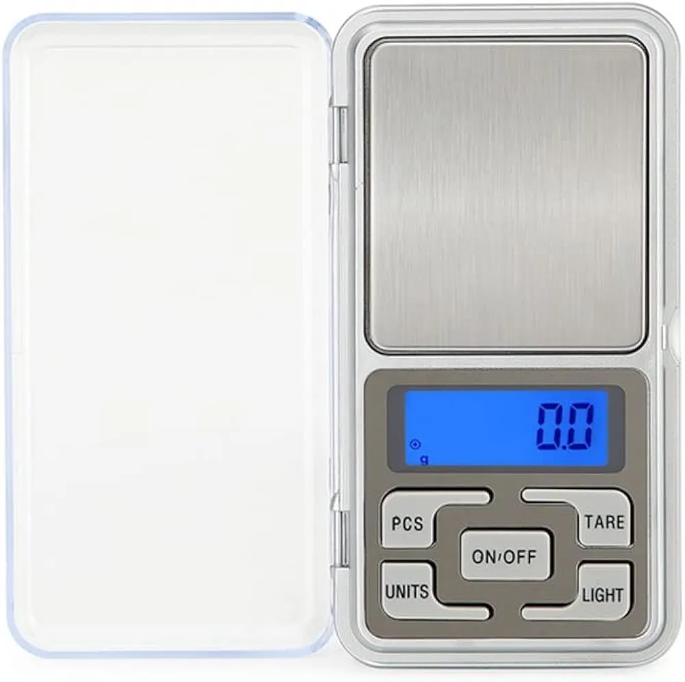 Mini Food Scale Kitchen Scale for Food Ounces and Grams Cooking Baking, Portable Digital Scale with Protective Lid and LCD Display Electronic Balance Pocket Jewelry Weight Gram Scale 100g/0.01g