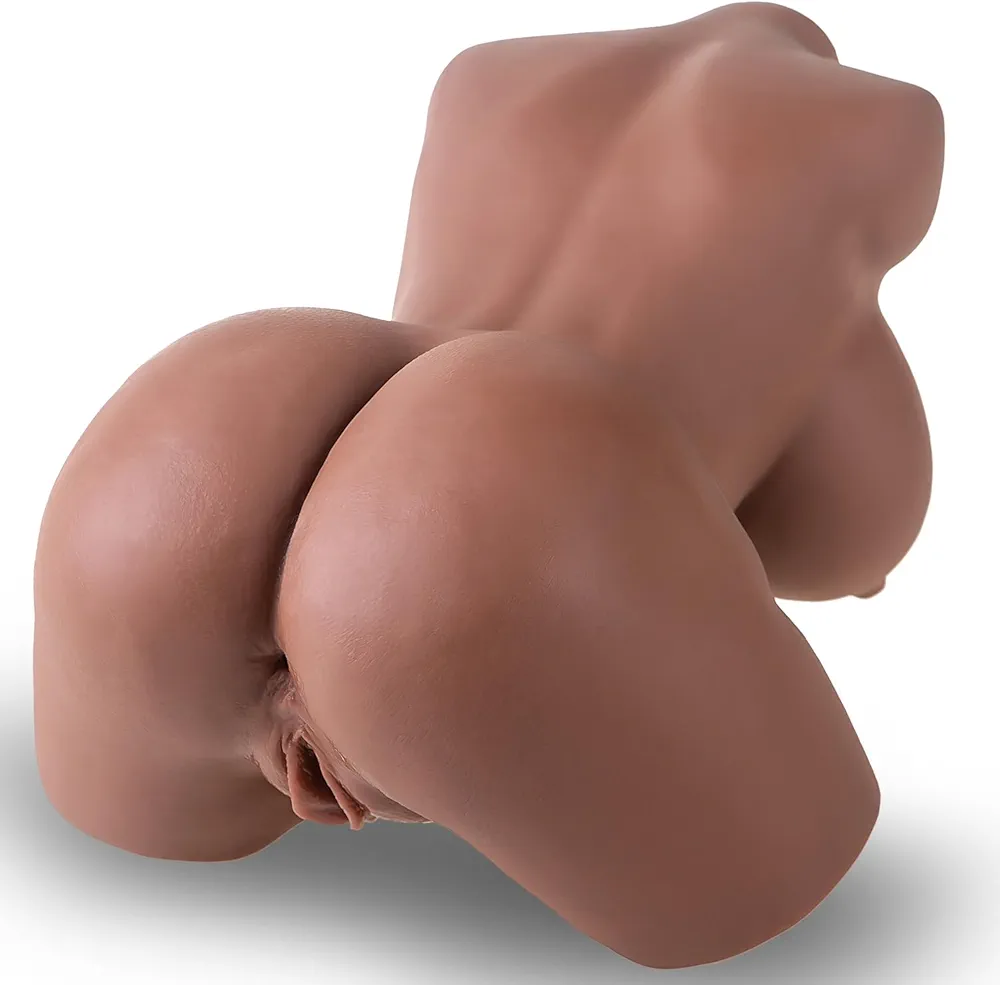 12lb Torso Sex Doll Male Masturbator with Boobs Anal Vagina Sex Stroker Realistic Big Butt Sex Dolls Torso Female Ass Masturbators Sex Toys Men Masturbation Adult Toys Men’s Sex Dolls Pocket Pussy