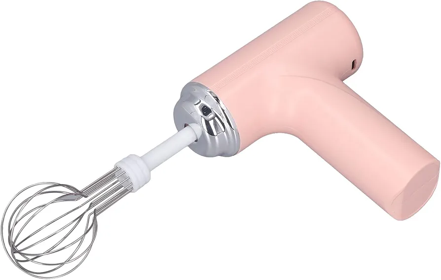 Electric Hand Mixer, Cordless Handheld Whisk, Lightweight Kitchen Tool, Wide Application, 3 Levels for Kitchen ()