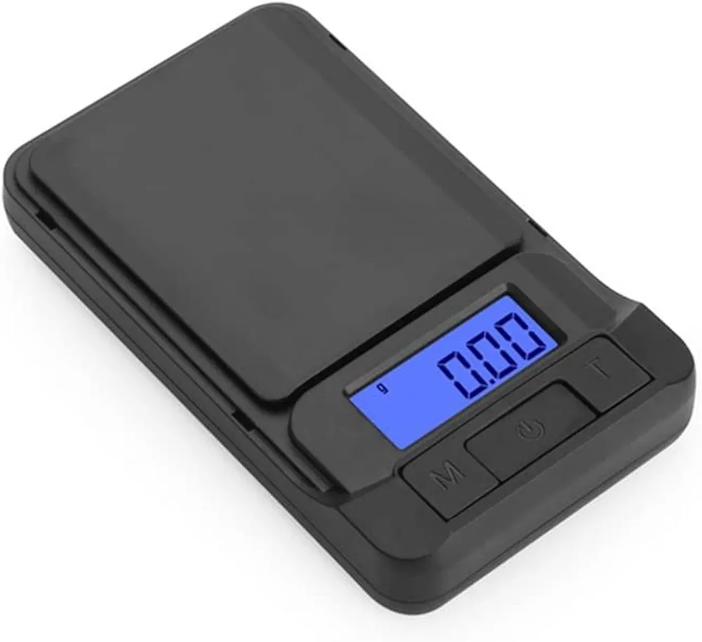 Food Scale Kitchen Scale 500g/0.1g Jewelry Weight Gram Scale with Protective Lid Precision Digital Scale LCD Display Pocket Digital Electronic Scale Portable Electronic Balance for Jewelry Food